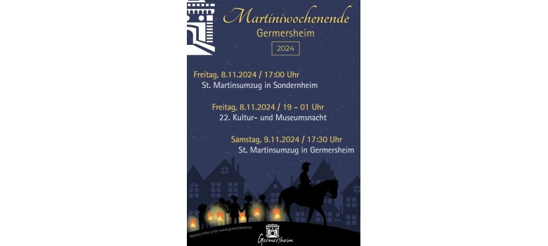 Martiniwochenende Germersheim 2024 am 08. & 09. November