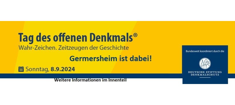 Tag des offenen Denkmals am 08.09.2024