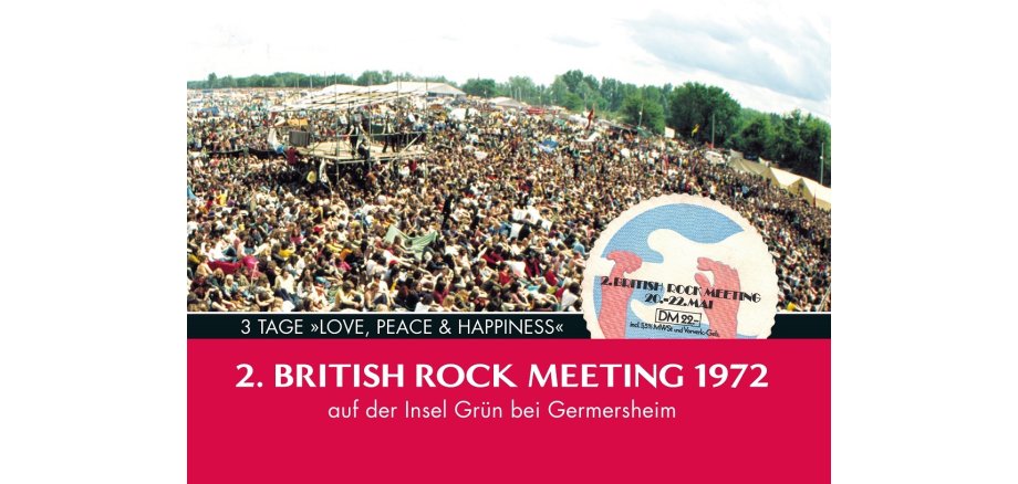 Buch-Umschlag zu "2. British-Rock-Meeting 1972"